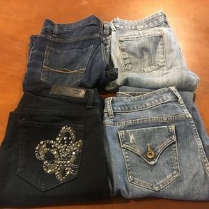 Lot 4 Jeans Size 6 Citizens Of Humanity, Vera Wang